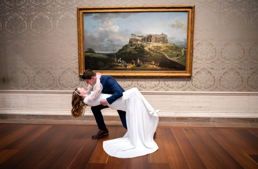 A Romantic Engagement Session at the National Gallery of Art