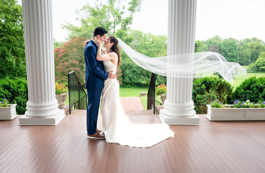 A Rain-Kissed Romance | Marie & Andrew at Rosemont Manor