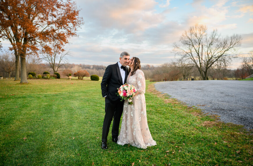 A Timeless November Celebration: Tammy & Nick’s Elegant Riverside on the Potomac Wedding