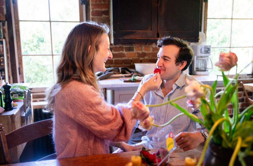 Emma and Jared’s Cooking Engagement Session
