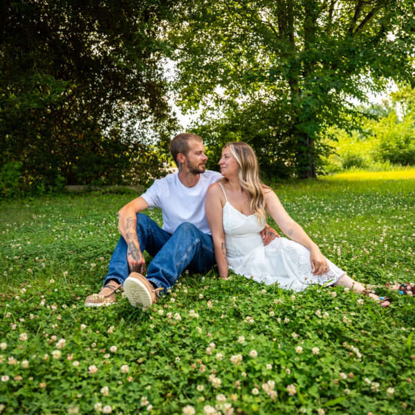 Megan & Zach | Engagement Session at Orlean Market